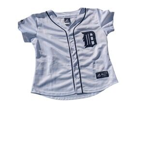 Majestic Detroit Tigers Justin Verlander #35‎ MLB Baseball Jersey White Small